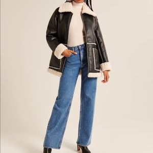 Abercrombie Vegan Faux Fur Jacket